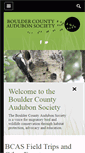 Mobile Screenshot of boulderaudubon.org